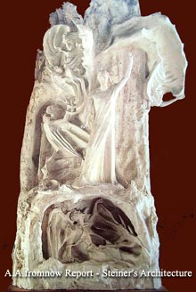 シュタイナー年表／ Wooden & Plaster Sculpture by Rudolf Steiner - 「The Representative of Mankind」